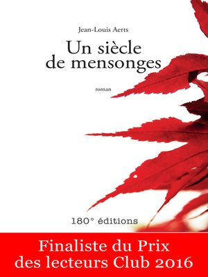 cover image of Un siècle de mensonges